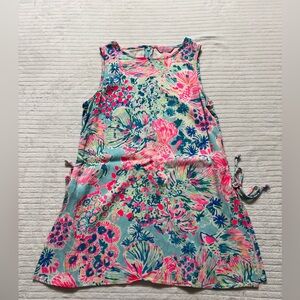 Lilly Pulitzer Pink and Blue Floral Dress